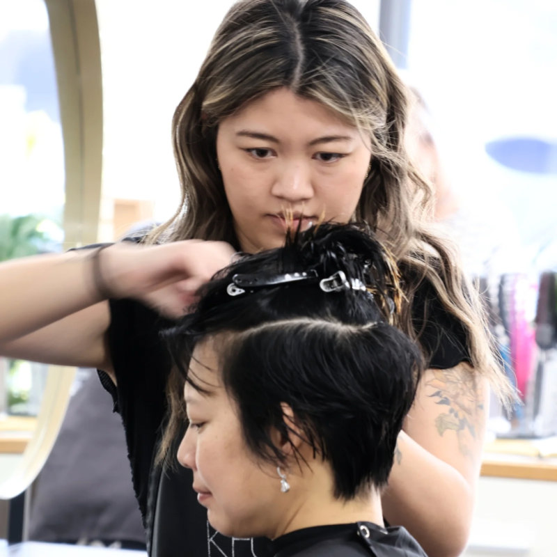 Haircuts and styling