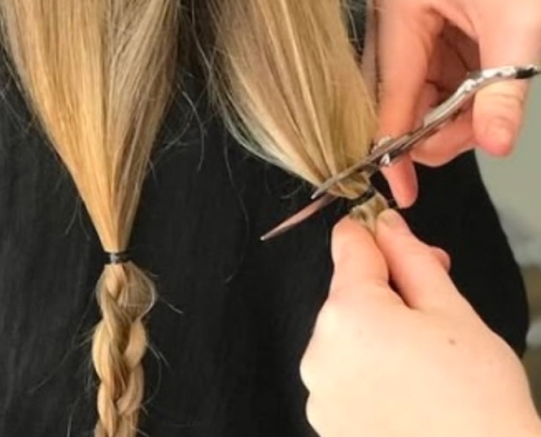 Ponytail donation vs synthetic wigs
